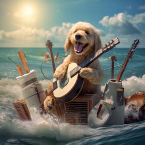 Dog Harmony: Oceanic Serenity Melodies - Sea Waves Sounds
