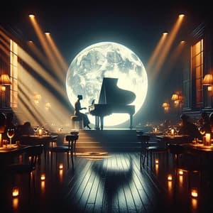 Whispers of the Moon: A Tranquil Evening in Jazz Piano - Cozy Lounge Jazz