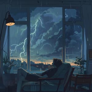 Thunder's Embrace: Binaural Relaxation Melodies - Relaxation Guru