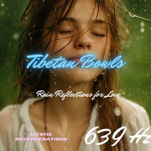 Tibetan Bowls at 639 Hz: Rain Reflections for Love - Mystic Reverberations