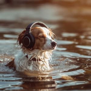 Binaural River Walks: Dogs Water Harmony - Dog Calming Music