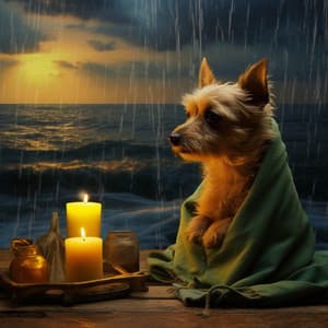 Melodic Raindrops: Dog Harmony - Clouds of Calm