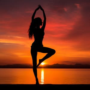 Serenidad De La Cascada: Armonía Yoga Y Musical - Naturaleza mística