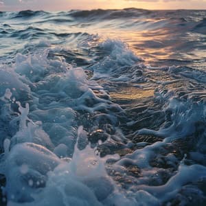 Meditación Oceánica: Viaje Por Aguas Tranquilas - Ruido brillante para la meditación