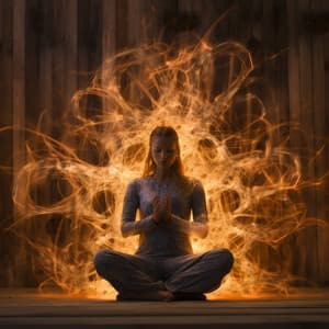 Meditation Fire: Calm Flame Rhythms - Light Morning Music
