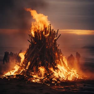 Yoga Warmth: Binaural Fire Soundscapes - Binaural Boy