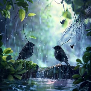 Rain Melody: Binaural Birds in Nature's Embrace - 92 96 Hz - MusicoterapiaTeam