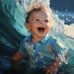 Anthem of Baby's Oceanic Serenity: Music for Stress Relief - Hidden Gems Nature