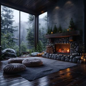 Ambiente De Fuego Binaural Para Un Sueño Profundo - Viaje Durmiente