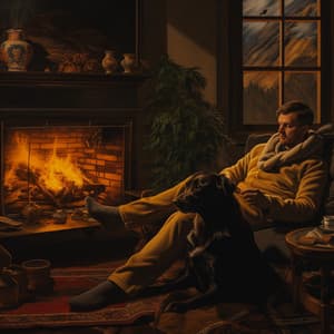 Noche Pacífica Con Fuego Para Mascotas: Cantata Armónica Para Mascotas - Paisaje sonoro de la naturaleza