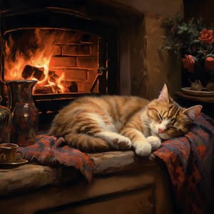 Armonía Felina: Melodías Junto Al Fuego Para Yoga - Nativa americana