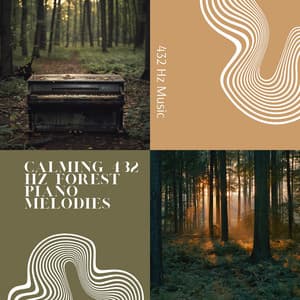 Calming 432 Hz Forest Piano Melodies - 432 Hz Music