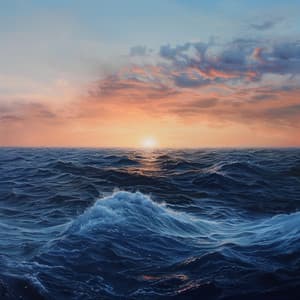 Serene Binaural Ocean for Mindfulness Meditation - Meditation