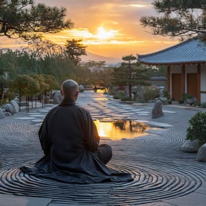 Sunrise at The Dojo Temple - Meditation Music