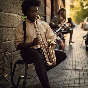 Sidewalk Jazz Vibes: Street Music Flow - Cool Vibes Jazz