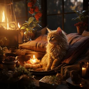 Himnos De Las Brasas Para Felinos: Música En La Chimenea - Ambiente de selva tropical