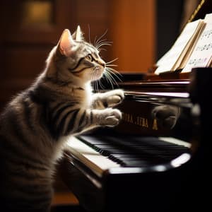 Piano Music: Graceful Cat Harmonies - Cats Music Dreams