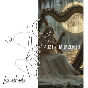 432 Hz Harp Zenith: Peaks of Serenity - Lunashade