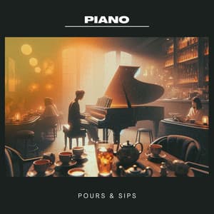 Piano Pours & Sips: Cozy Pianobar for Relaxing Tea Time - Night's Music Zone