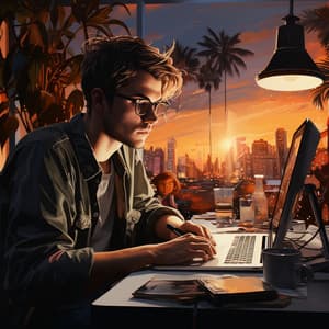 Flujo Tranquilo En El Trabajo Bajo La Lluvia: Música Relajante De Sueños De La Lluvia - Serie de sonidos de la naturaleza