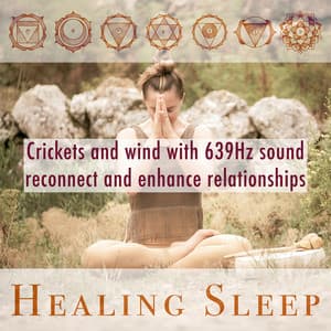 Crickets And Wind With 639Hz Sound Reconnect And Enhance Relationships - Healing Sleep