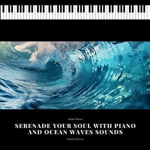 Serenade Your Soul with Piano and Ocean Waves Sounds - Piano Waves