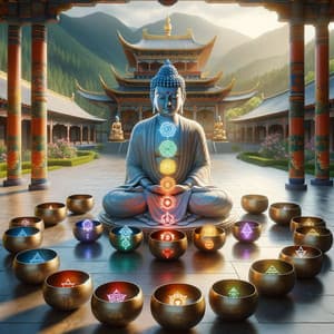 Chakra Symphony: Tibetan Bowls Unleashed, Mindful Breathing Meditation - Buddha's Breath