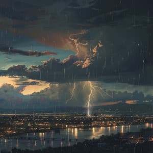 Binaural Rain Lullaby: Thunder Melodies - Deep Sleep Music Delta Binaural 432 Hz