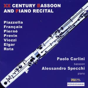 20th Century Bassoon and Piano Recital - Paolo Carlini