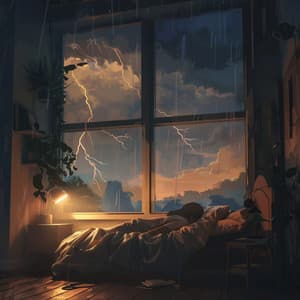 Sueño De Truenos: Sonidos Apacibles Del Sueño - Onda de Sueño Electrónica