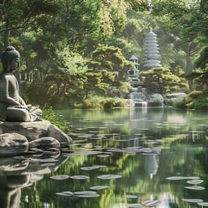 Fredens tempel: Japansk zenmusik, Djup avslappning, Meditation, Andlig utveckling, Buddhistisk praktik, Lugna din själ och sakta ner - Avslappning Musik Akademi
