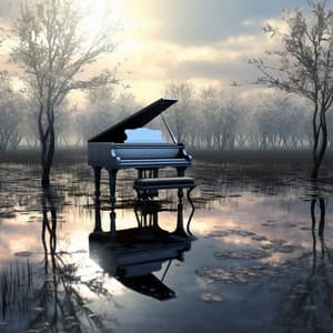 Piano Meditation: Harmonic Zen Echo - Piano Mood