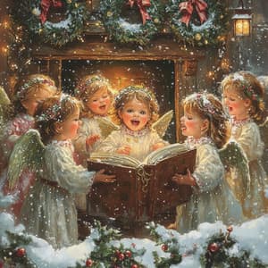 Ember Echoes: Christmas Carols - Calming Christmas Music