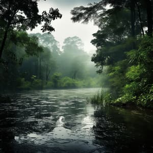 Meditación En La Lluvia Junto Al Río: Música Relajante Con Lluvia - Nubes maravillosas