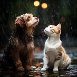 Lluvia Melódica: Serenidad Para Mascotas - Verde 5