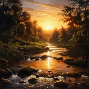 Flujo Armónico De Aguas: Riachuelos Tranquilos Y Productividad Musical - Diosa de la naturaleza