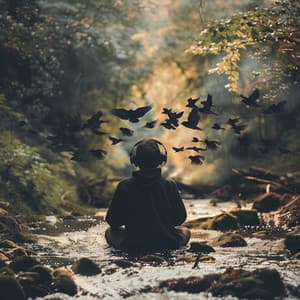 Nature’s Relaxation: Binaural Birds and Creek’s Symphony - 92 88 Hz - Relaxing Chill Out Music