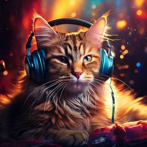 Lofi Cat Harmonies: Tunes for Graceful Play - Binaural Exploration Solfeggio