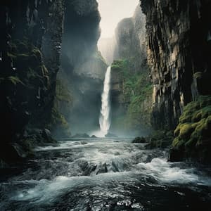 Cascada Auditiva: Atractivo Paisaje Sonoro Del Río - Sonidos de Cricket y Sonidos de la Naturaleza Collabo y Zen Master