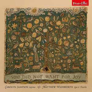 You Did Not Want For Joy - Carolyn Sampson
