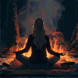 Ritmos De Meditación Junto Al Fuego: Llamas Tranquilas - Satorisonida