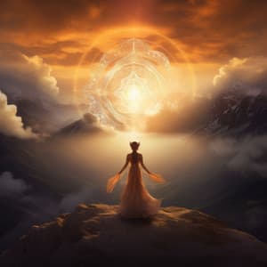 Heart Chakra Illumination Beneath Celestial Skies - Dan Chakram