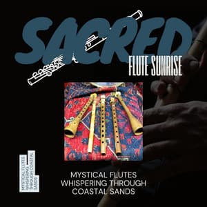 Mystical Flutes Whispering Through Coastal Sands - Sacred Flute Sunrise
