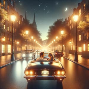 Evoking Feelings of Love: Quiet Drive through the City Streets - Romantic Music Center