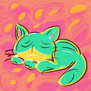 Dreamy Paws: Serene Music for Snoozing Cats - Cat Music Hour