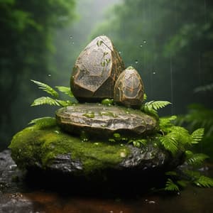 Soothing Rain Tunes: Meditative Serenity - Magical Rain Sleep Sound
