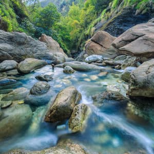 Starry Streams: Chill Music Water for Sleep - Night Sounds