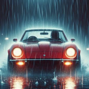 Relaxing Rain Noise in the Car - Four Winds