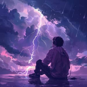 Calming Thunder: Music for Peaceful Relaxation - Rain Shower