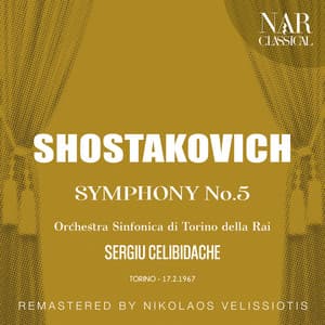 SHOSTAKOVICH: SYMPHONY, No. 5 - Dmitri Shostakovich